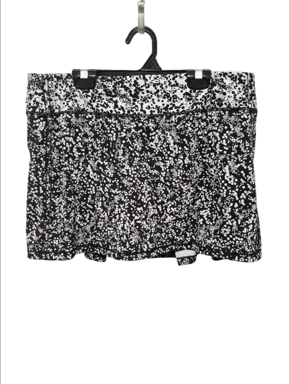 Lululemon Pace Rival Tall Mini Skirt Chirakasu Alpine White